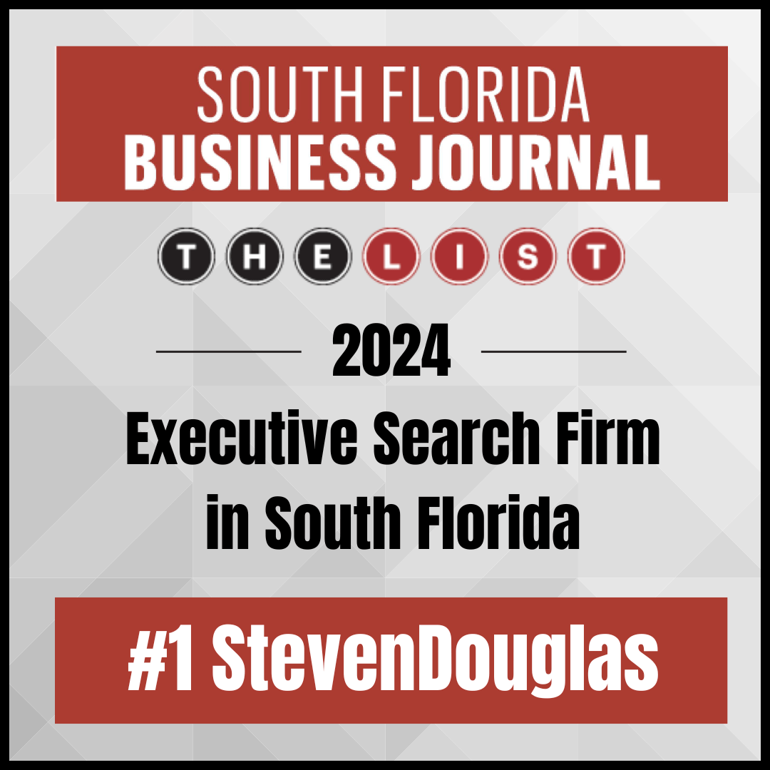StevenDouglas Recognized as The 2024 #1 Executive Search Firm by SFBJ