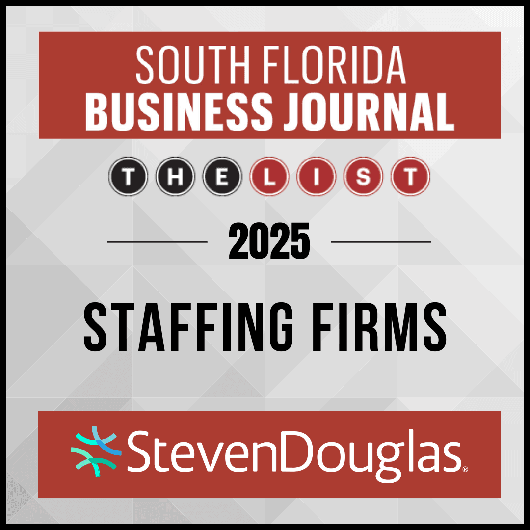 StevenDouglas Has Once Again Been Recognized as a Top Staffing Firm